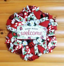Every Buggy LadyBug Welcome Wreath